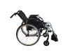 Fauteuil roulant Action 2 NG taille 45,5 cm dossier inclinable roues arrière 24 bandage gris argent